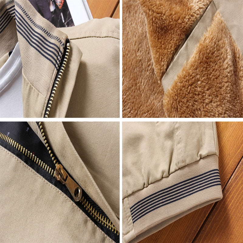 Chaqueta bomber de forro polar informal NeverRush