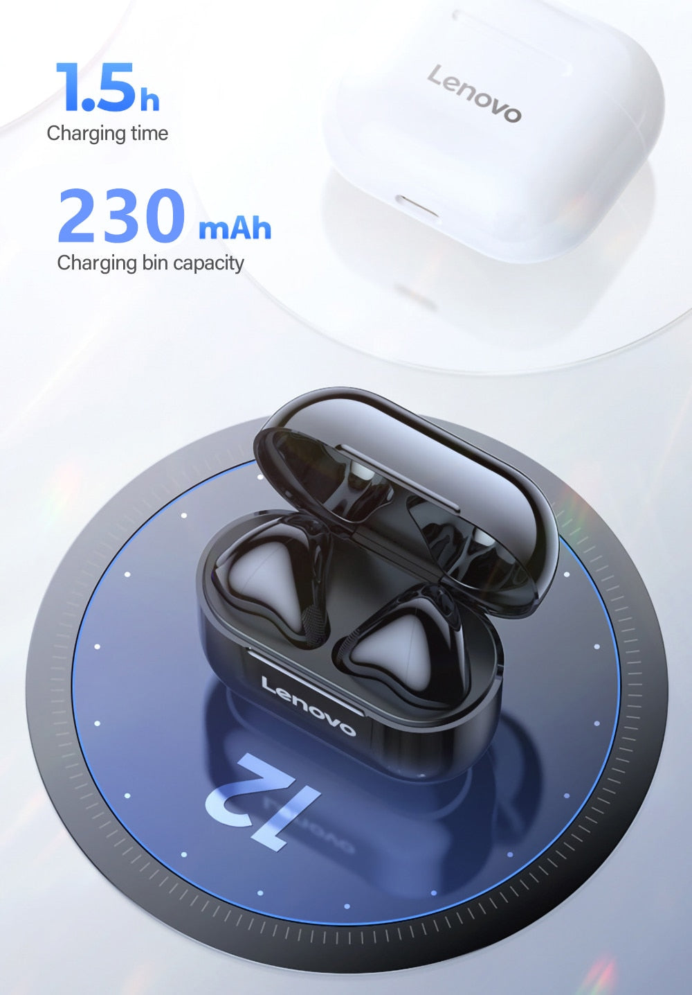 Auriculares inalámbricos Bluetooth de Lenovo