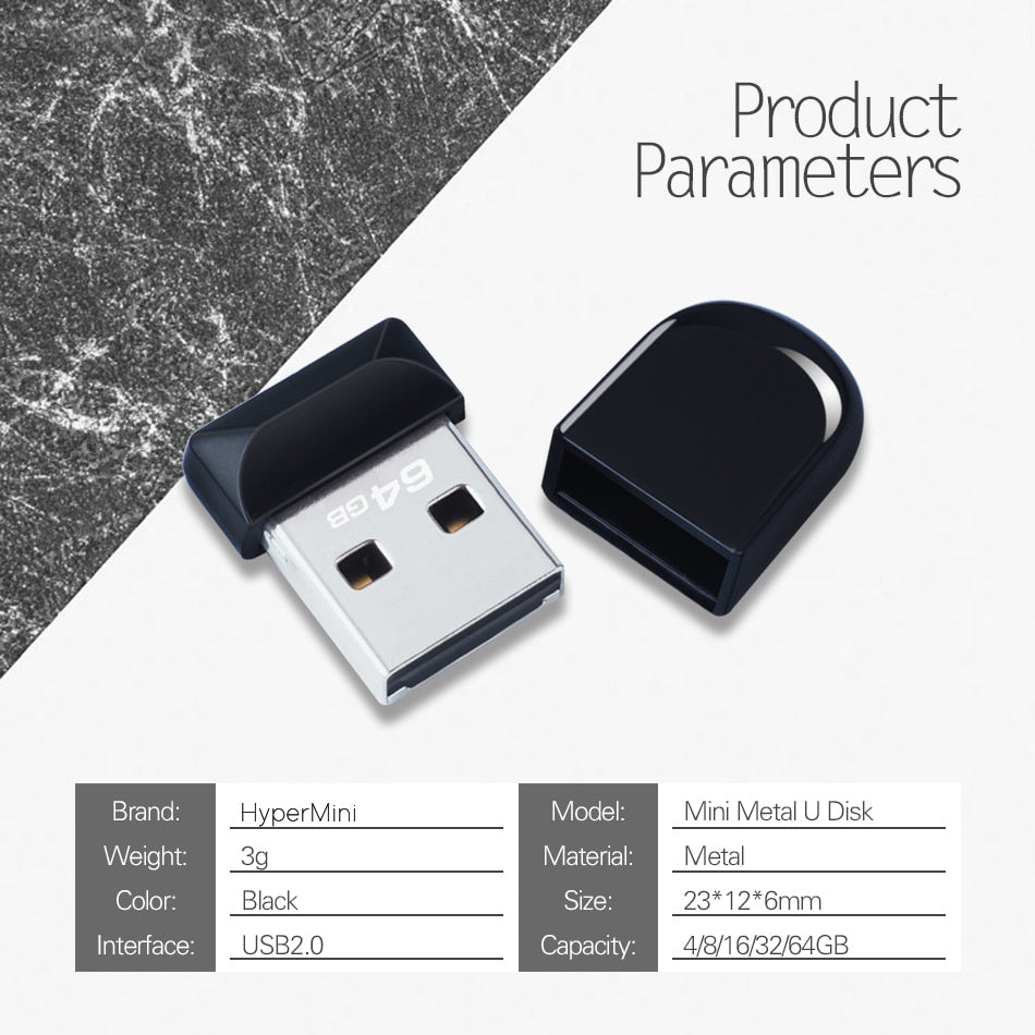 Memoria USB hipermini
