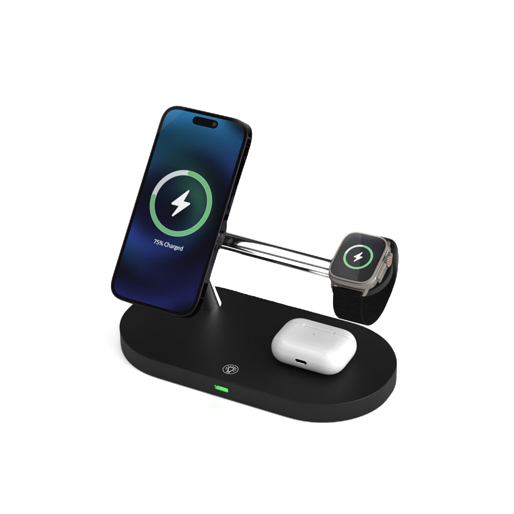 SpaceControl 3-in-1 Magnetic Wireless Charger