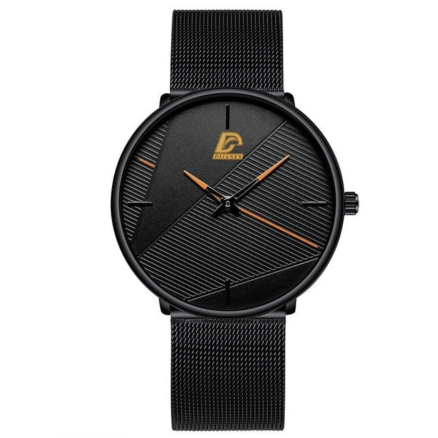 TimeKeeper Stainless Steel Midnight Optum