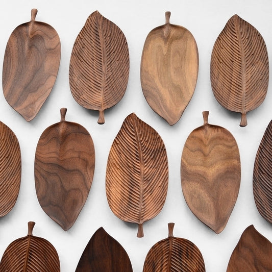 DriftWorks Wooden Leaf Tray