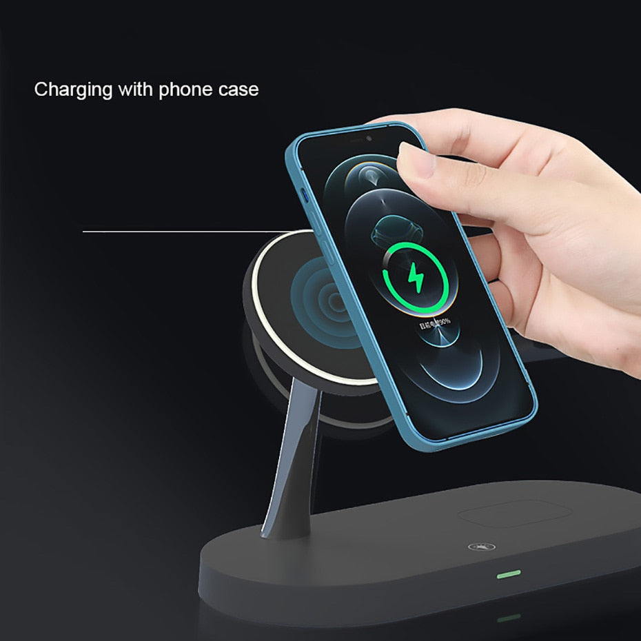SpaceControl 3-in-1 Magnetic Wireless Charger