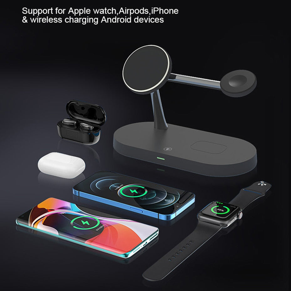 SpaceControl 3-in-1 Magnetic Wireless Charger