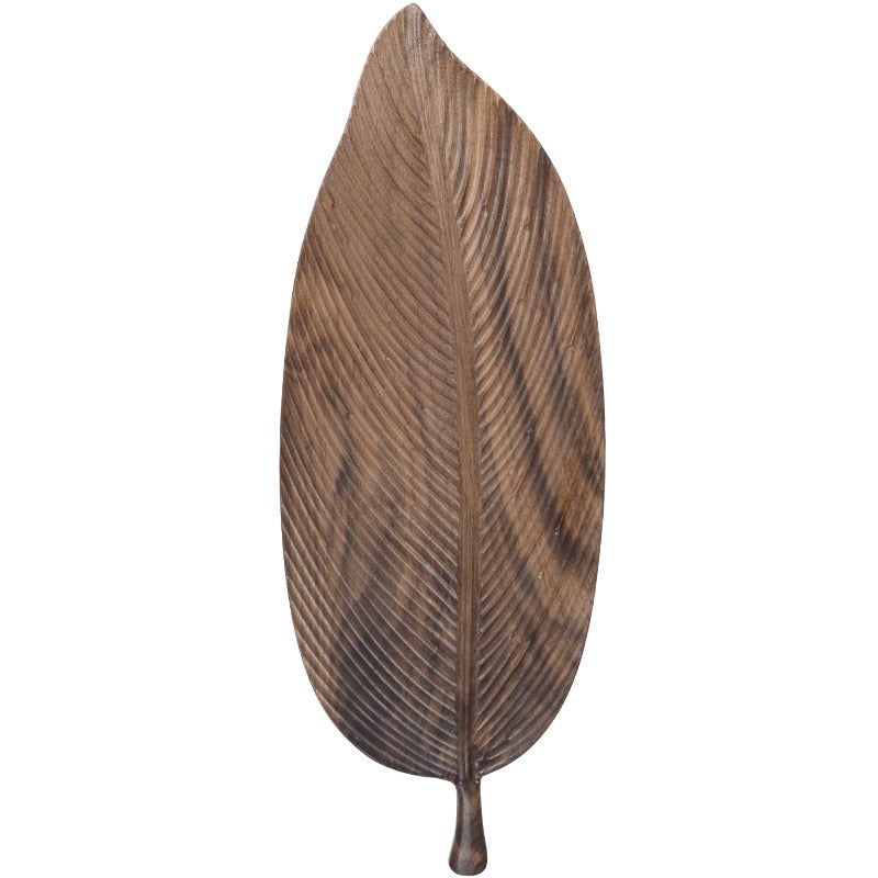 DriftWorks Wooden Leaf Tray