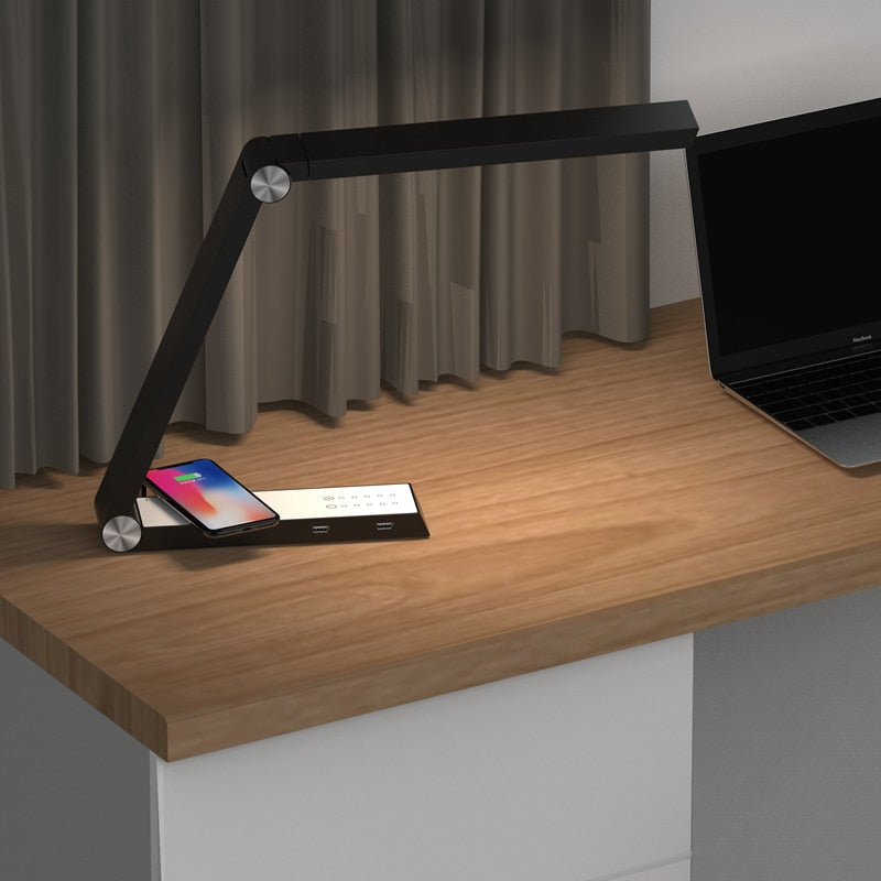 SpaceControl Wireless Charging Desk Lamp