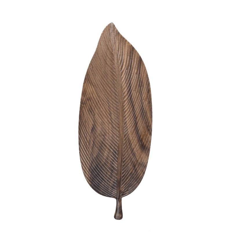 DriftWorks Wooden Leaf Tray