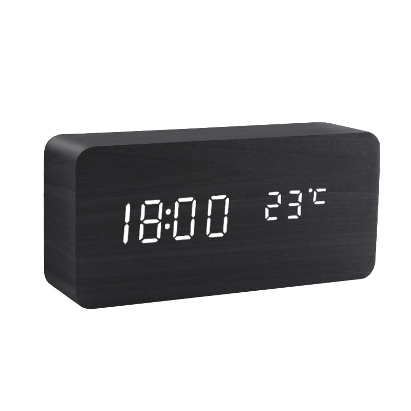 TimeFlies Digital Wooden Alarm Clock