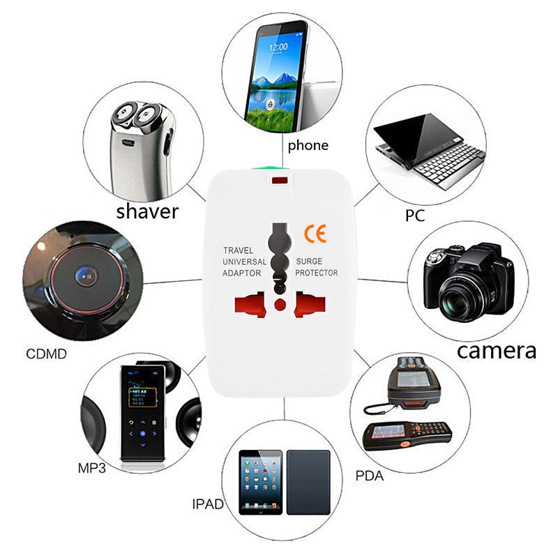 PowerServe 4 in 1 Universal Adapter Plug