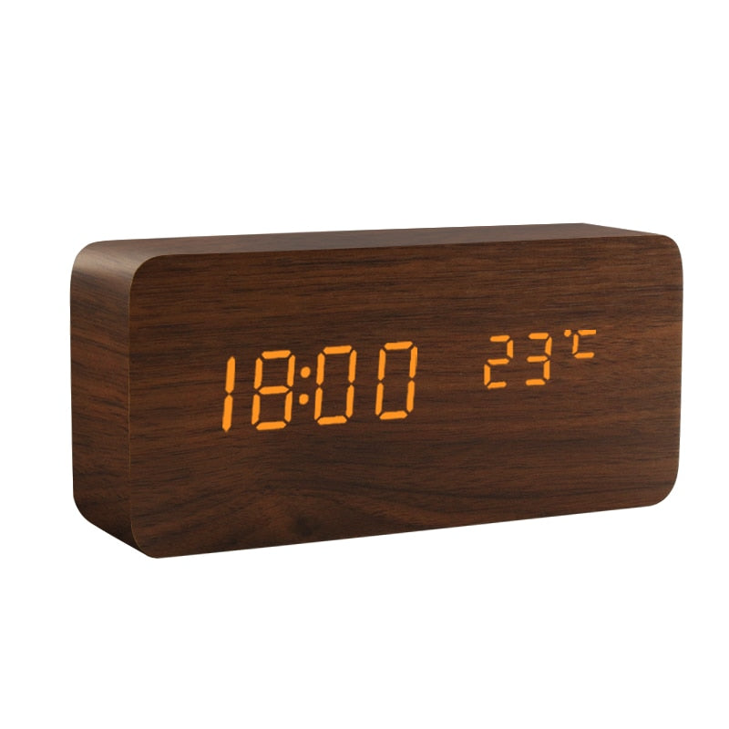 TimeFlies Digital Wooden Alarm Clock