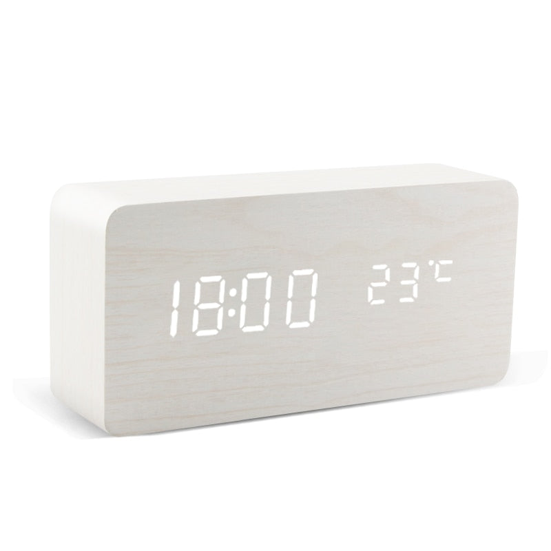 TimeFlies Digital Wooden Alarm Clock