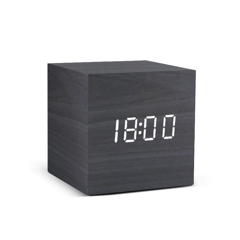 TimeFlies Digital Wooden Alarm Clock